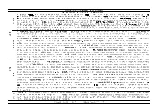 中华文明史略表-隋唐时期1