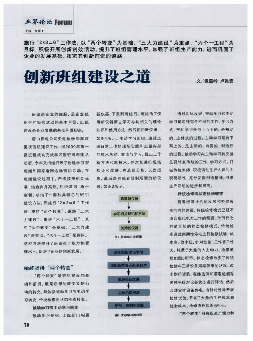 创新班组建设之道
