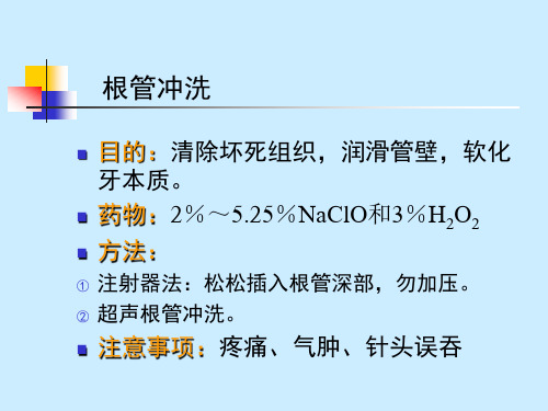 根管治疗术课件