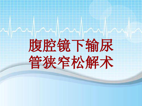 手术讲解模板：腹腔镜下输尿管狭窄松解术