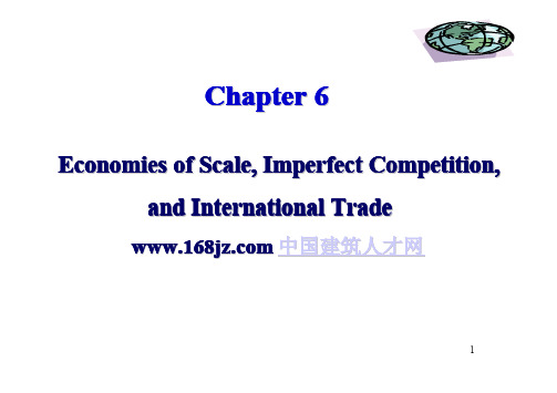 Economies of Scale, Imperfect Competition