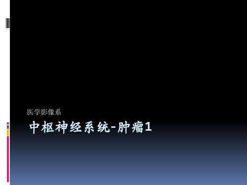 影像诊断中枢神经系统肿瘤
