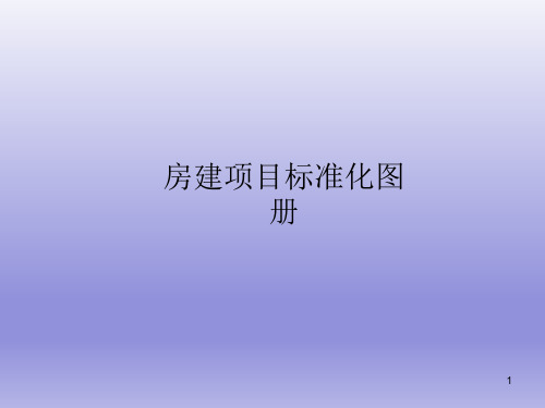 房建项目工程质量标准化图册上