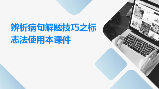 辨析病句解题技巧之标志法使用本课件