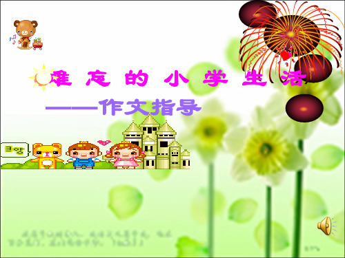 难忘的小学生活.ppt45