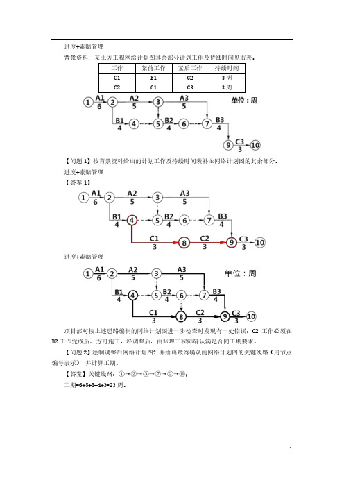 一建【建筑】案例突破 - (8)进度与索赔2