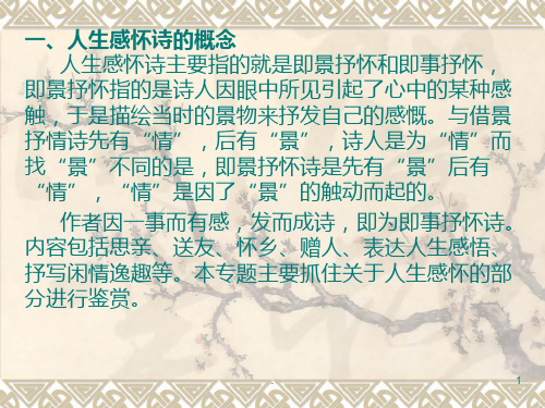 唐宋词人生感慨PPT课件