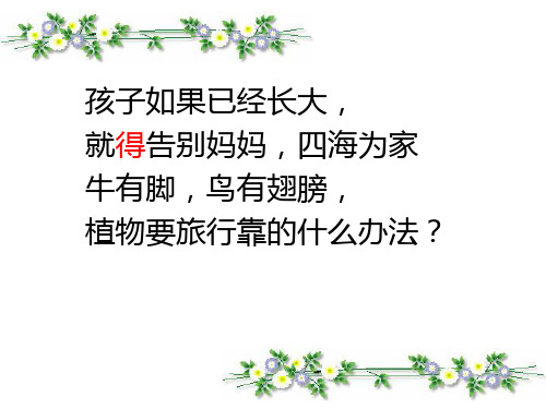 部编版二年级上册语文植物妈妈有办法完整版 pt