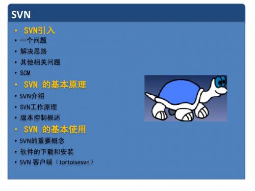 svn培训