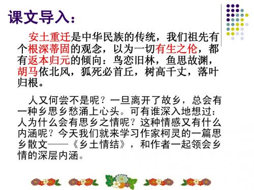 《乡土情结》