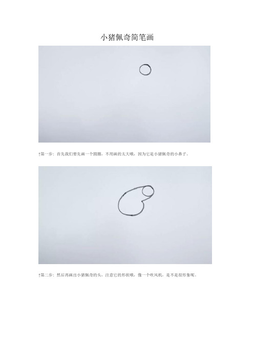 小猪佩奇简笔画