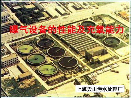 曝气设备的性能及充氧能力