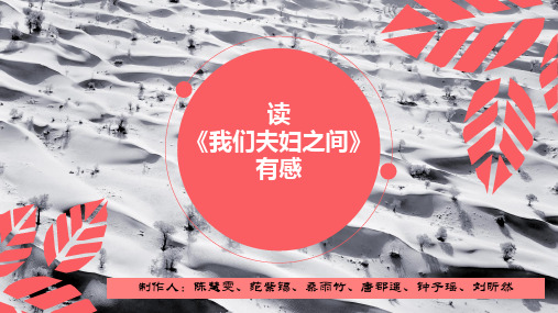 《我们夫妇之间》读后感