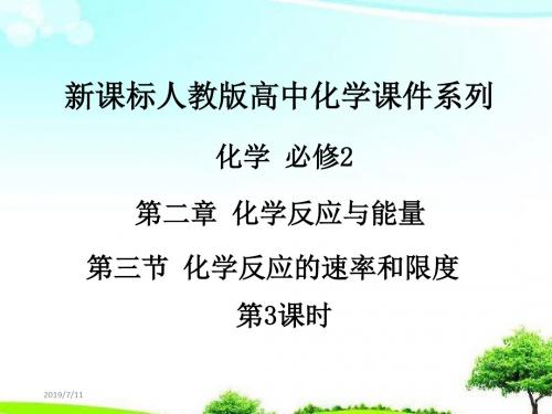 【精选课件】人教版高中化学必修2第二章第三节《化学反应的速率和限度》第3课时课件.ppt