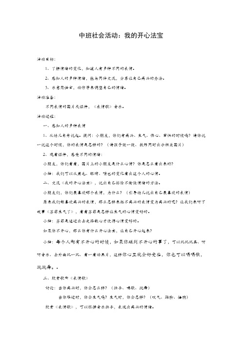 我的开心法宝