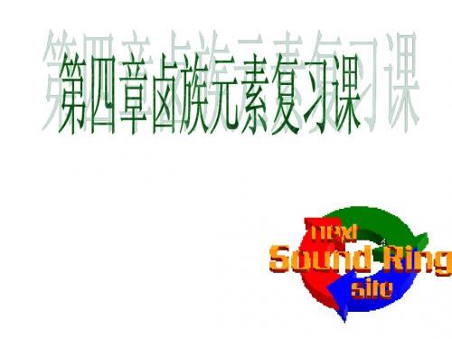 卤族元素复习课