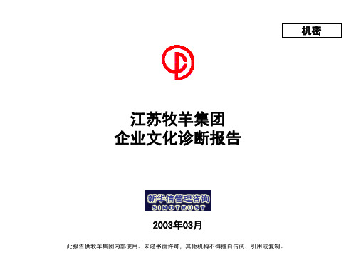 江苏牧羊集团企业文化诊断报告0302