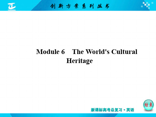 2017版_创新方案_英语外研版教材复习讲义_选修7_module_6