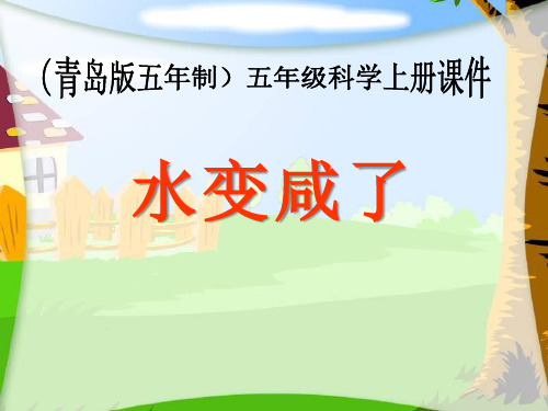 《水变咸了》PPT  图文