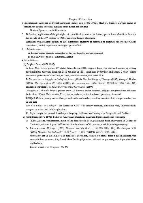 美国文学chapter 11 li
