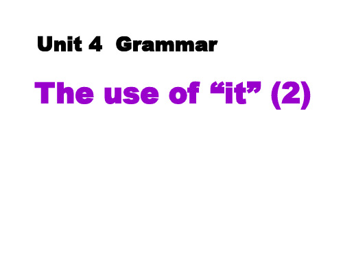 [课件]高中英语选修六 Unit 4  Grammar(共32张PPT)