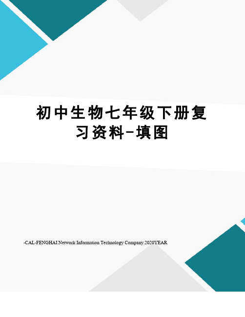 初中生物七年级下册复习资料-填图