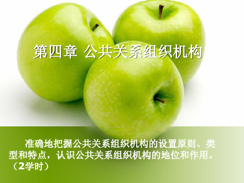 公共关系组织机构