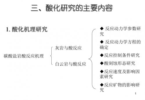 碳酸盐岩酸化技术