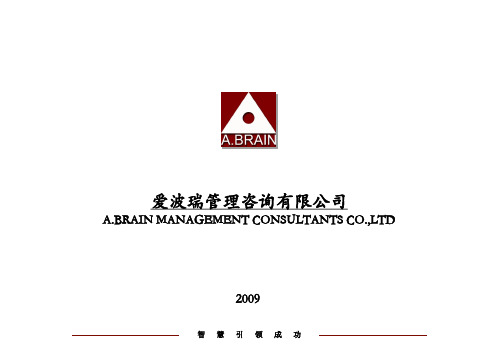 爱波瑞管理咨询集团公司介绍