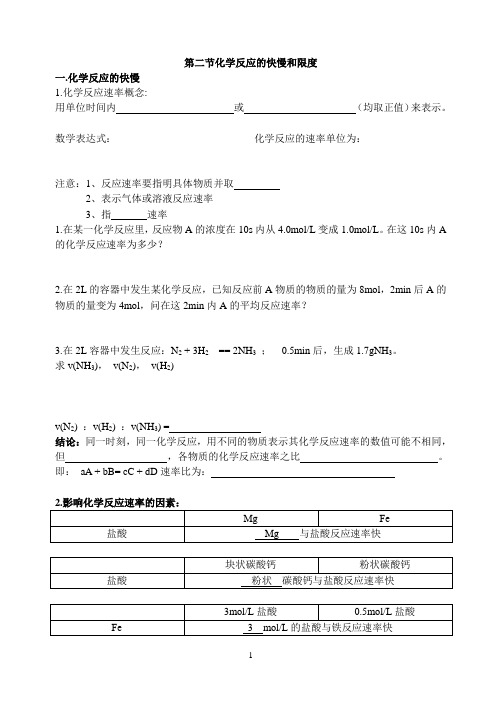 2化学反应速率和程度