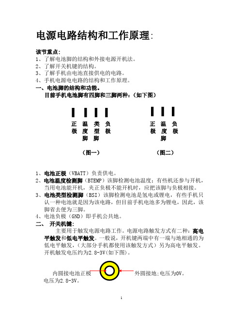 电源电路结构和工作原理