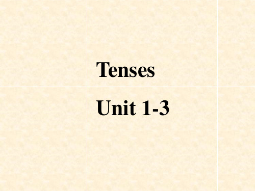 tenses