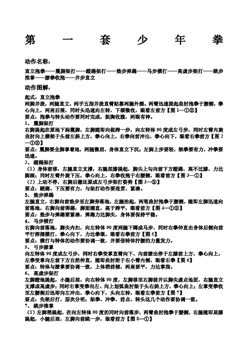 少年拳第一套图解