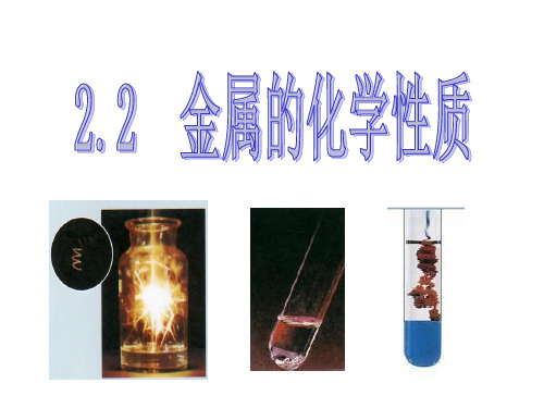 2.2金属的化学性质浙教版九年级科学上册课件