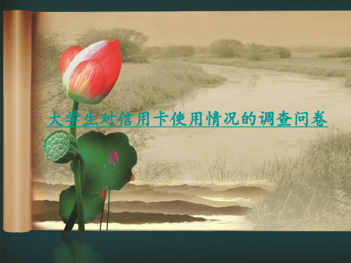 银行卡营销策划PPT课件