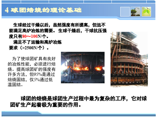 球团理论与工艺4球团焙烧的理论基础