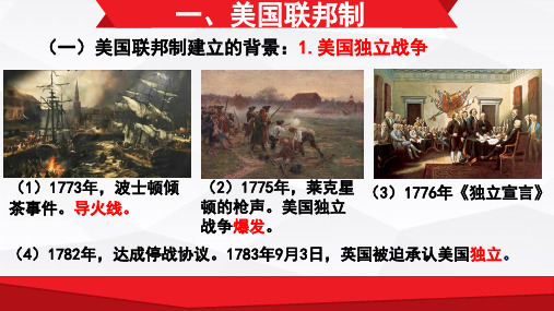 北师大版高中历史必修一6.19《 美国的联邦制》课件(29张)(共29页)