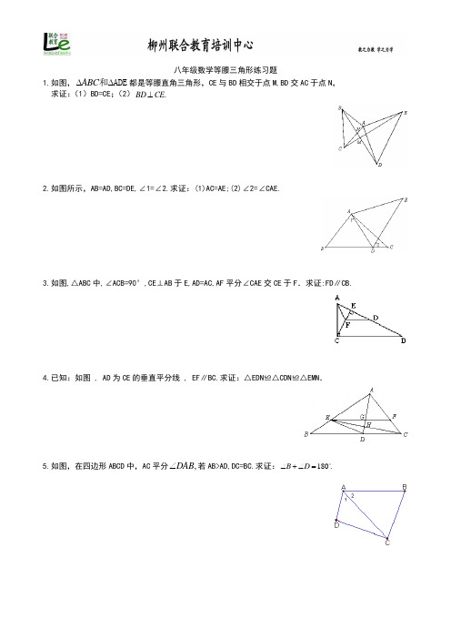 精品 八年级数学上册 轴对称综合练习题05