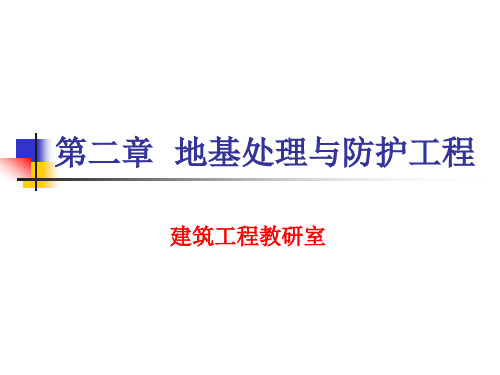地基处理与防护(定额清单计价)