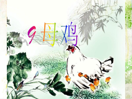 五年级语文上册西师大版教学第三单元9母鸡ppt课件