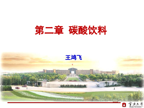 软饮料学 第二章 碳酸饮料