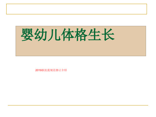2019新抗震规范修订介绍
