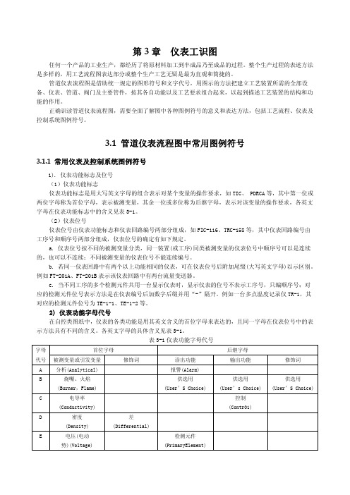 中级仪表工培训教材之3  仪表工识图