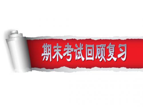 道德法律与经济常识期末考复习课件