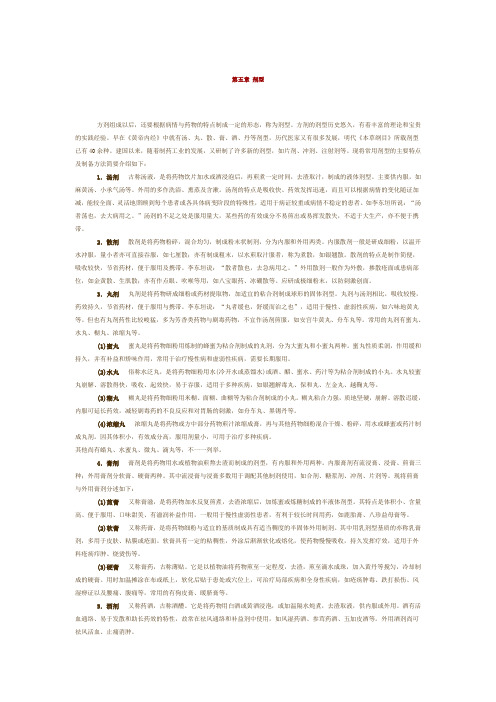 《方剂学》之剂型 课件