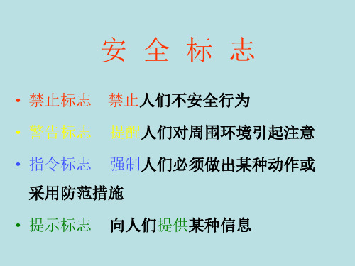 交通安全消防安全等警示标志