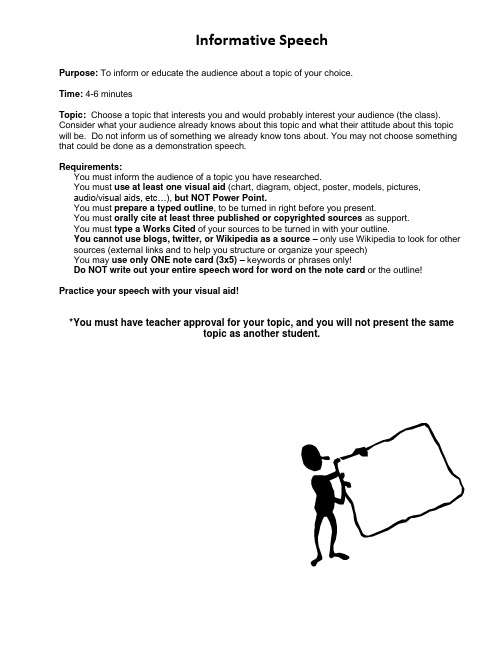 Speech 4 - Informative