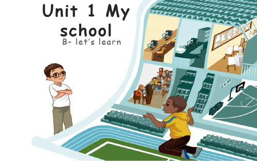 四年级英语下册课件-Unit1MySchoolB-let’slearn-人教PEP版