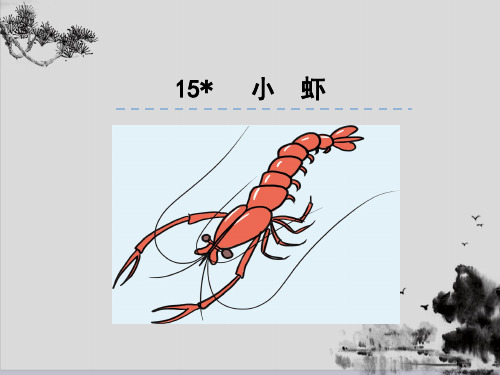 三年级下册语文课件-15.小虾人教(部编版) (共19张PPT)演示PPT课件