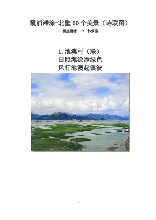 霞浦滩涂-北壁60个美景(诗联图)
